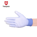 Hespax Customized High Quality PU Gloves Anti Static